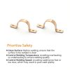 Copper Tube Strap HeSun HVAC 1 Inch Copper-5