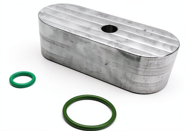 Vroelos Silver Aluminum Rear AC Block Off Kit-6