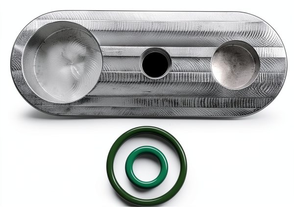 Vroelos Silver Aluminum Rear AC Block Off Kit-0