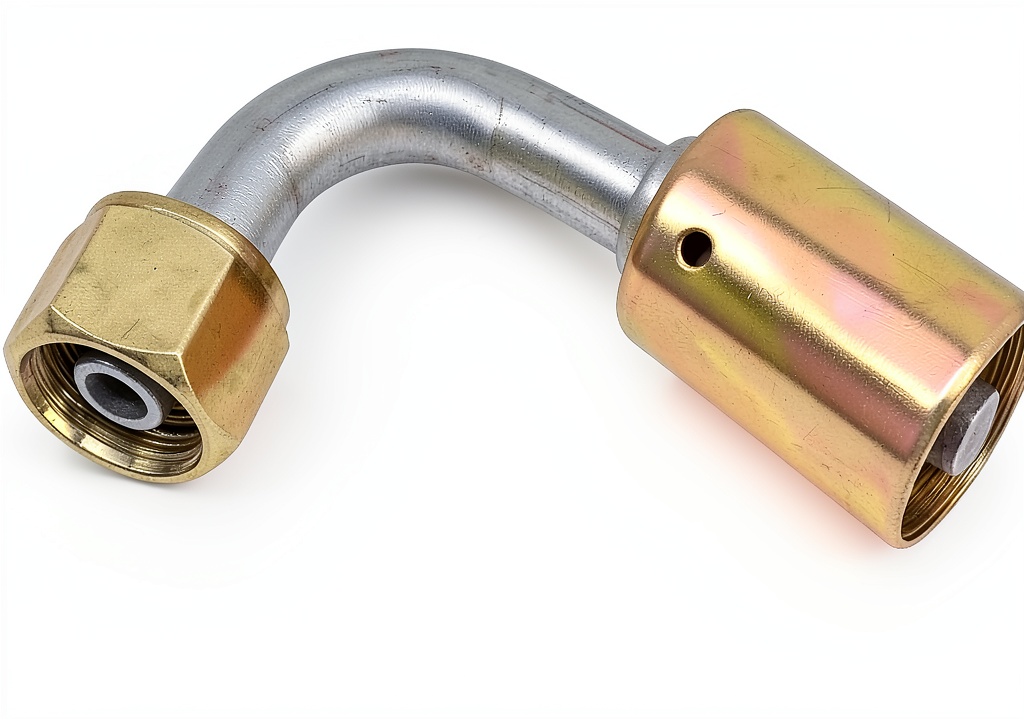 Installing the Speedway Motors A/C O‑ring fitting on a vehicle's AC system