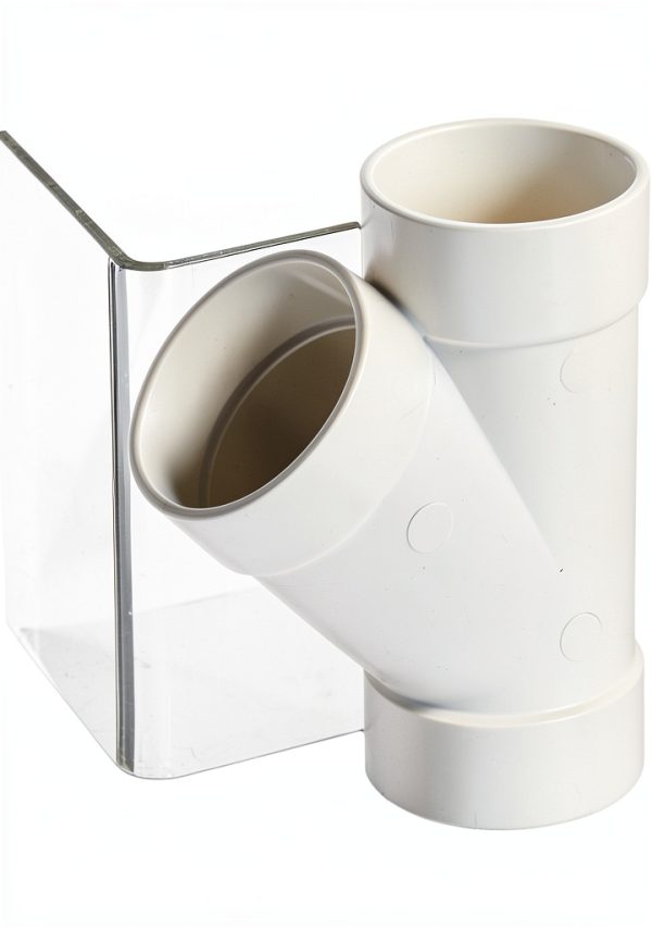 45-Degree Y Fitting Airvac PVC Air Conditioning-0