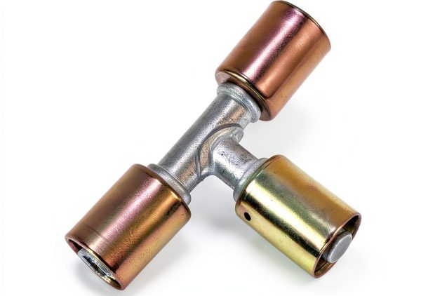 Old Air Products T Fitting Brass Automotive Replacement-0