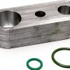 Vroelos Silver Aluminum Rear AC Block Off Kit-2