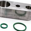 Vroelos Silver Aluminum Rear AC Block Off Kit-3