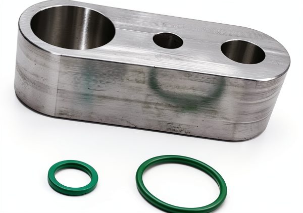 Vroelos Silver Aluminum Rear AC Block Off Kit-3