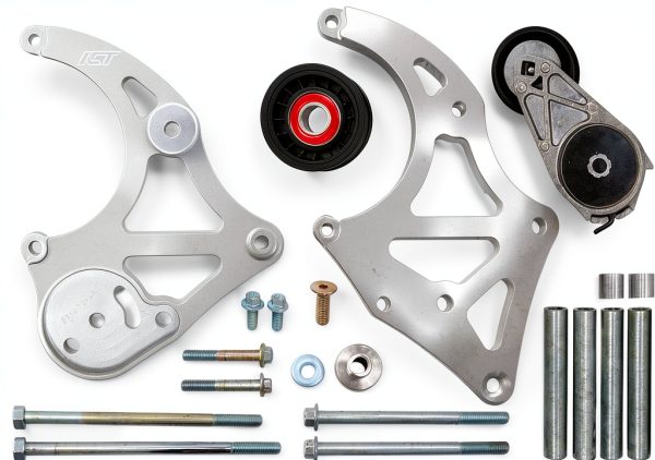 LS1 Truck Sanden Air Conditioner Bracket Chrome-1