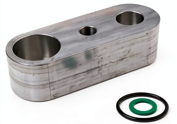 Vroelos Silver Aluminum Rear AC Block Off Kit-1