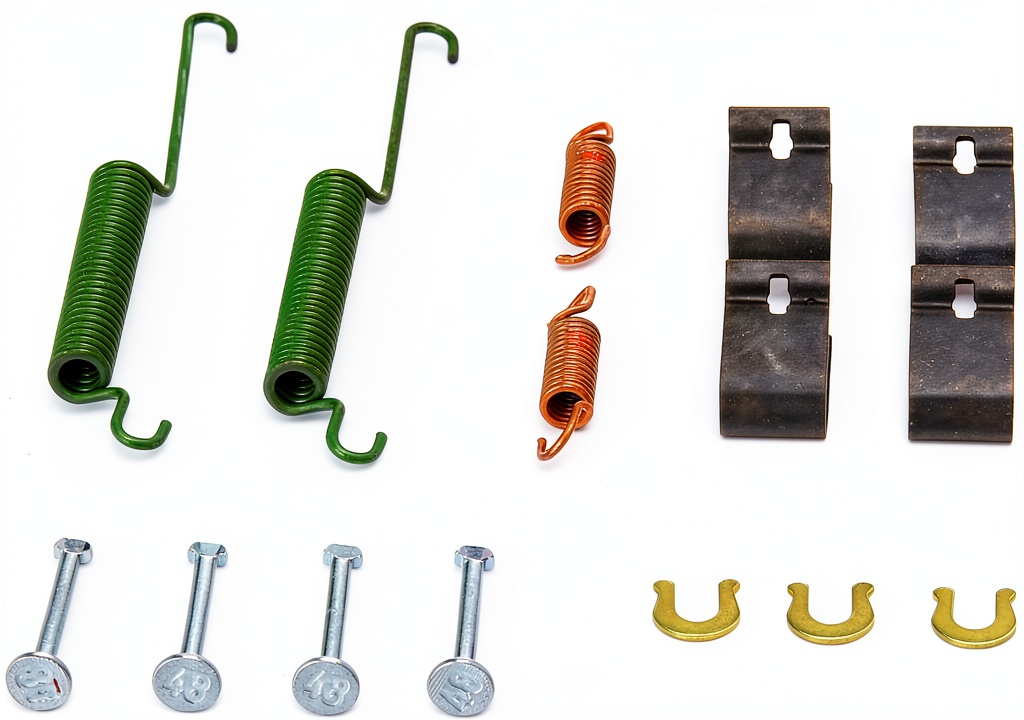 Carlson rear brake axle kit installed on a car rear axle