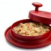 FusionBrands ShredMachine, Red -The Quick, Easy to Use Alternative to Bear Claws Meat Shredder for Pulled Pork, Beef, Chicken, & More - BPA Free Hand Shredder with Easy to Grip Handles, Non-Skid Base-1