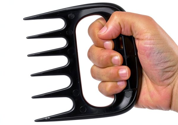 Meat Shredder Claws 2-Piece Black BBQ Tools for Pork, Chicken & Beef-2