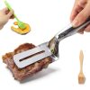 Stainless Steel Grill Clamp Spatula Generic 2in1 10in Clamp for BBQ-0