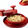 FusionBrands ShredMachine, Red -The Quick, Easy to Use Alternative to Bear Claws Meat Shredder for Pulled Pork, Beef, Chicken, & More - BPA Free Hand Shredder with Easy to Grip Handles, Non-Skid Base-0