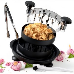 Chicken Shredder by Pinnacle Supply Large 12" Tool with Anti‑Slip Base-0