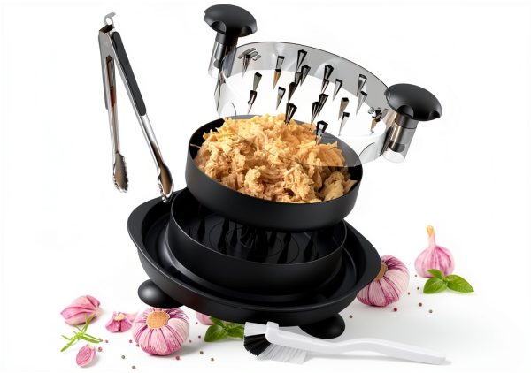 Chicken Shredder by Pinnacle Supply Large 12" Tool with Anti‑Slip Base-0