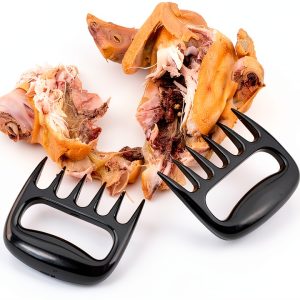 1PC Heavy-Duty Plastic Meat Shredder Claw - Shredding Tool for Pulled Pork Chicken Beef, Compatible with BBQ Grills Slow Cookers Ovens-0