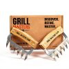 Grill Masters Club steel meat claws BBQ Shredder with Wood Grip-1