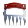 Meat Shredder Claws ATSNHLS BBQ Stainless Steel with Wood Handles-1