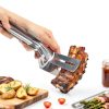 Stainless Steel Grill Clamp Spatula Generic 2in1 10in Clamp for BBQ-2