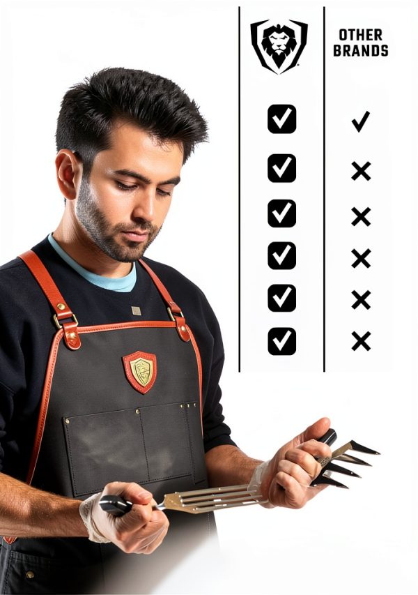 Dalstrong Meat Shredding Claws - HC Stainless Steel G10 Black Handle-6