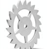 2 Sets of Ratchet & Pawl Gears Compatible with Santa M-aria or Argen-Tinian Style Grills, Use for Any 1/2" Round Bar or Square Tubing for The Handle Assembly-1