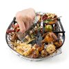 Grill Masters Club steel meat claws BBQ Shredder with Wood Grip-4