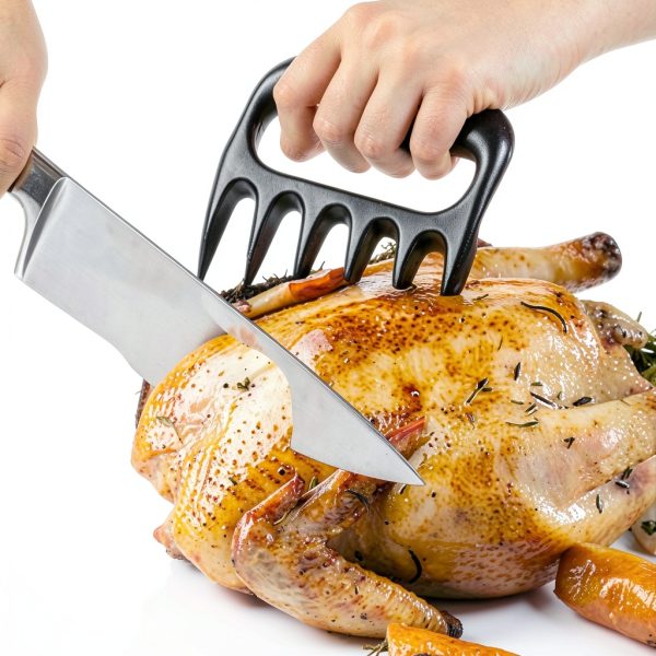 Meat Shredder Claws 2-Piece Black BBQ Tools for Pork, Chicken & Beef-1