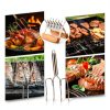 Turkey Lifter Forks & Meat Shredder Claws Sieral – Stainless Steel-3
