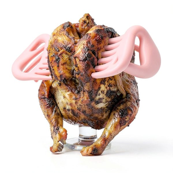 Pink Gifts for Women, Meat Claws for Shredding, Solid Chicken Shredder, BBQ Grilling Gift for Wife Girlfriend Sisters Mom, Kitchen Accessories, Valentines Day-2