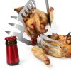 Meat Shredder Claws ATSNHLS BBQ Stainless Steel with Wood Handles-3