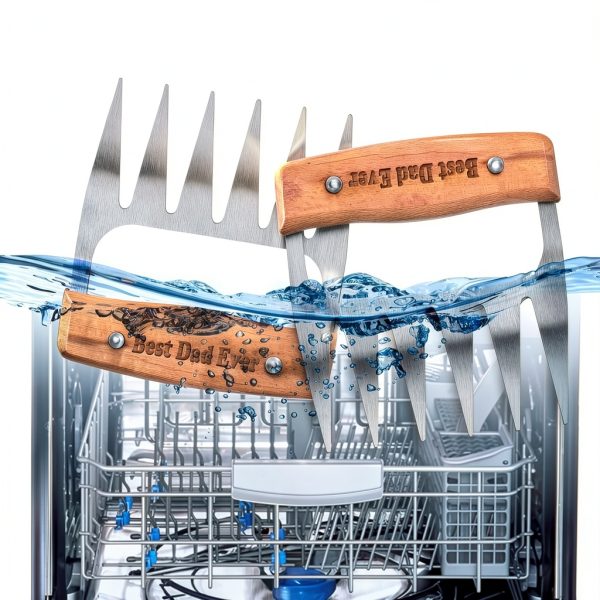 Birthday Gifts for Dad Stainless Steel Meat Shredder Claws SANTAMADE-5