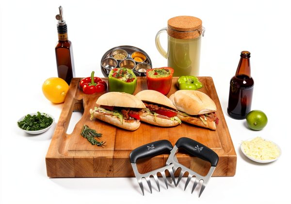Meat Claws Stainless Steel Ultra‑Sharp Claws – Grill Gods Black Silver-5