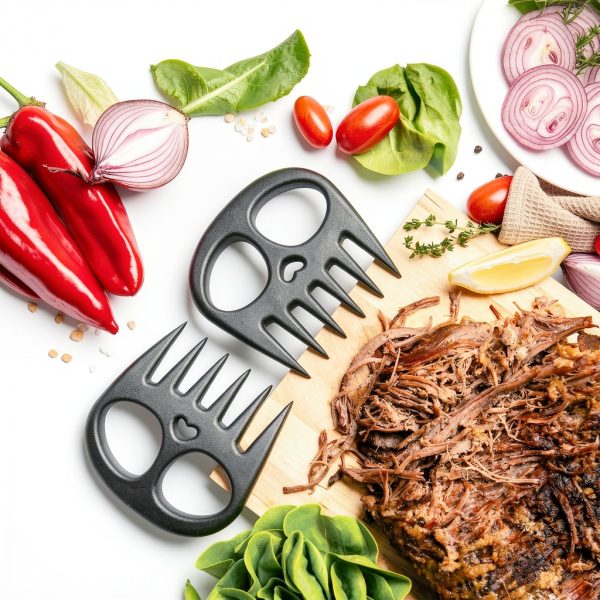Meat Muncher OTOTO BBQ Shredder Claws Black Heat‑Resistant Grill Tool-2