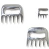 Premium Aluminum Polished Bear Claw Set Meat Shredder, Meat Shredder Claws for Pulled Pork, Chicken BBQ, Turkey, Kitchen Smoker Tool for BBQ Grilling, With Stylish Gift Box-3