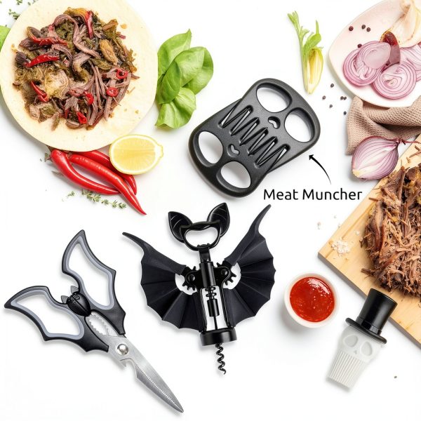 Meat Muncher OTOTO BBQ Shredder Claws Black Heat‑Resistant Grill Tool-7