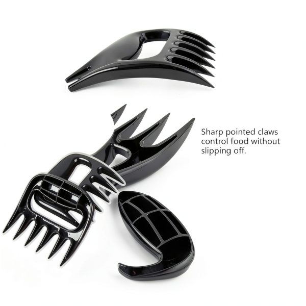 Meat Shredder Claws, Pulled Pork Claws for Meat Shredding, Chicken Shredder Tool Barbecue Accessories Gift for Men, Pack of 2-2
