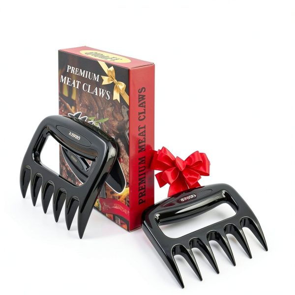 Meat Shredder Claws GRILIFE BBQ Tool – Black ABS Bear‑Style-4