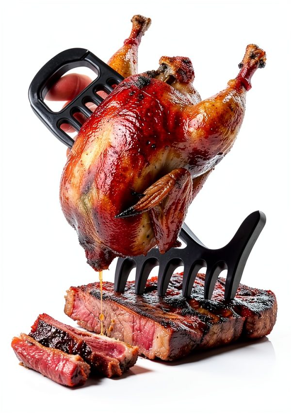 Meat Shredder Claws GRILIFE BBQ Tool – Black ABS Bear‑Style-5