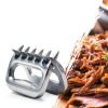 Premium Aluminum Polished Bear Claw Set Meat Shredder, Meat Shredder Claws for Pulled Pork, Chicken BBQ, Turkey, Kitchen Smoker Tool for BBQ Grilling, With Stylish Gift Box-1