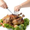 Meat Shredder Claws YMHB – Stainless Steel Fork with Wood Grip-2