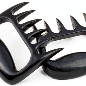 Meat Shredder Claws by MYSXN BBQ Accessory Black 4.9 Inch Pair-0