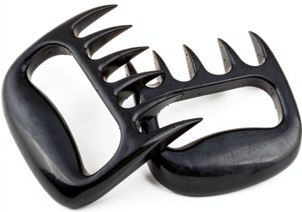 Meat Shredder Claws by MYSXN BBQ Accessory Black 4.9 Inch Pair-0