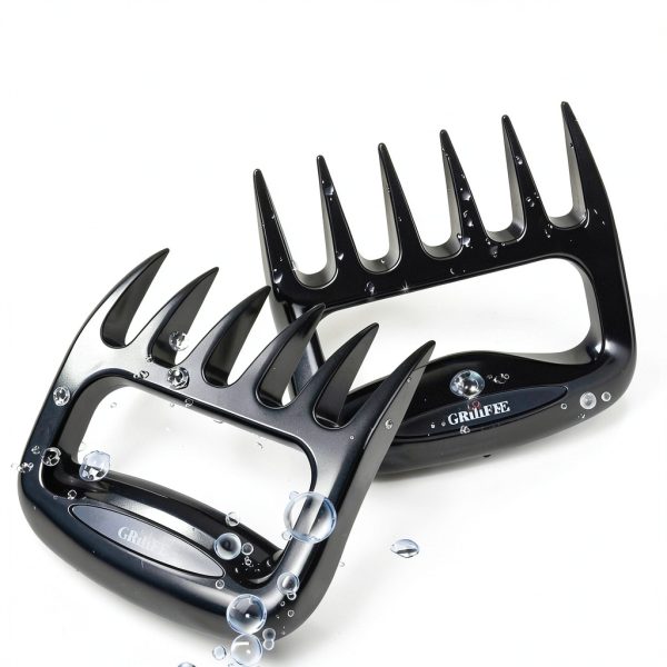 Meat Shredder Claws GRILIFE BBQ Tool – Black ABS Bear‑Style-1