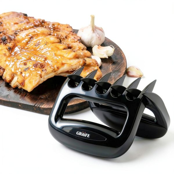 Meat Shredder Claws GRILIFE BBQ Tool – Black ABS Bear‑Style-3